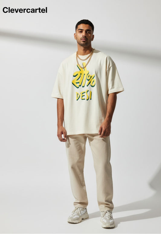 The "100% Desi" Statement Tee