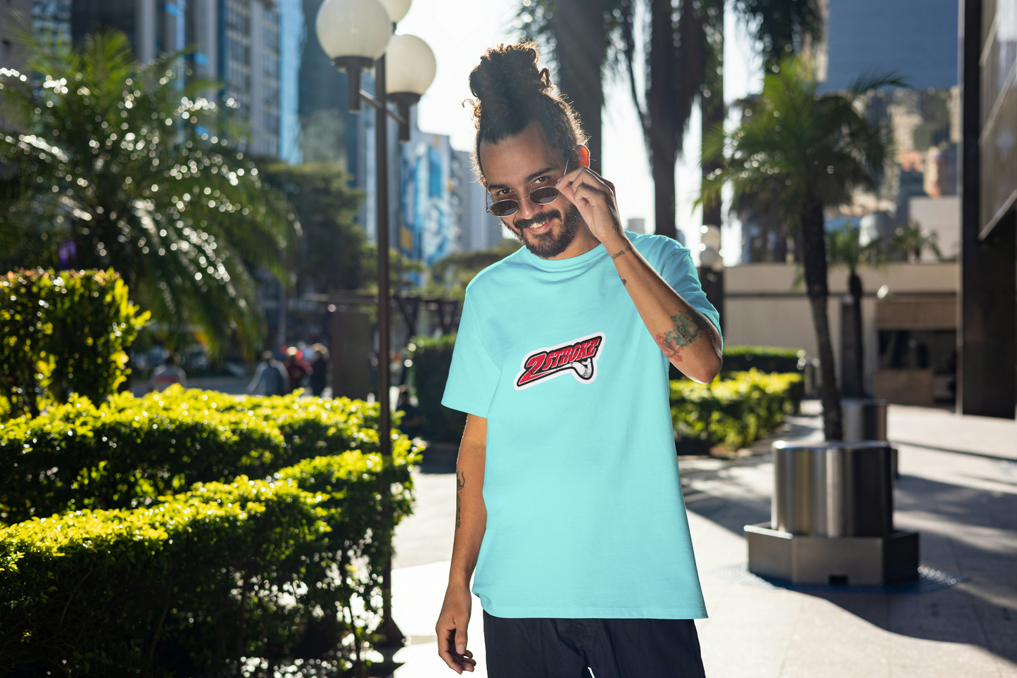 2 Stroke Oversized Graphic Tee