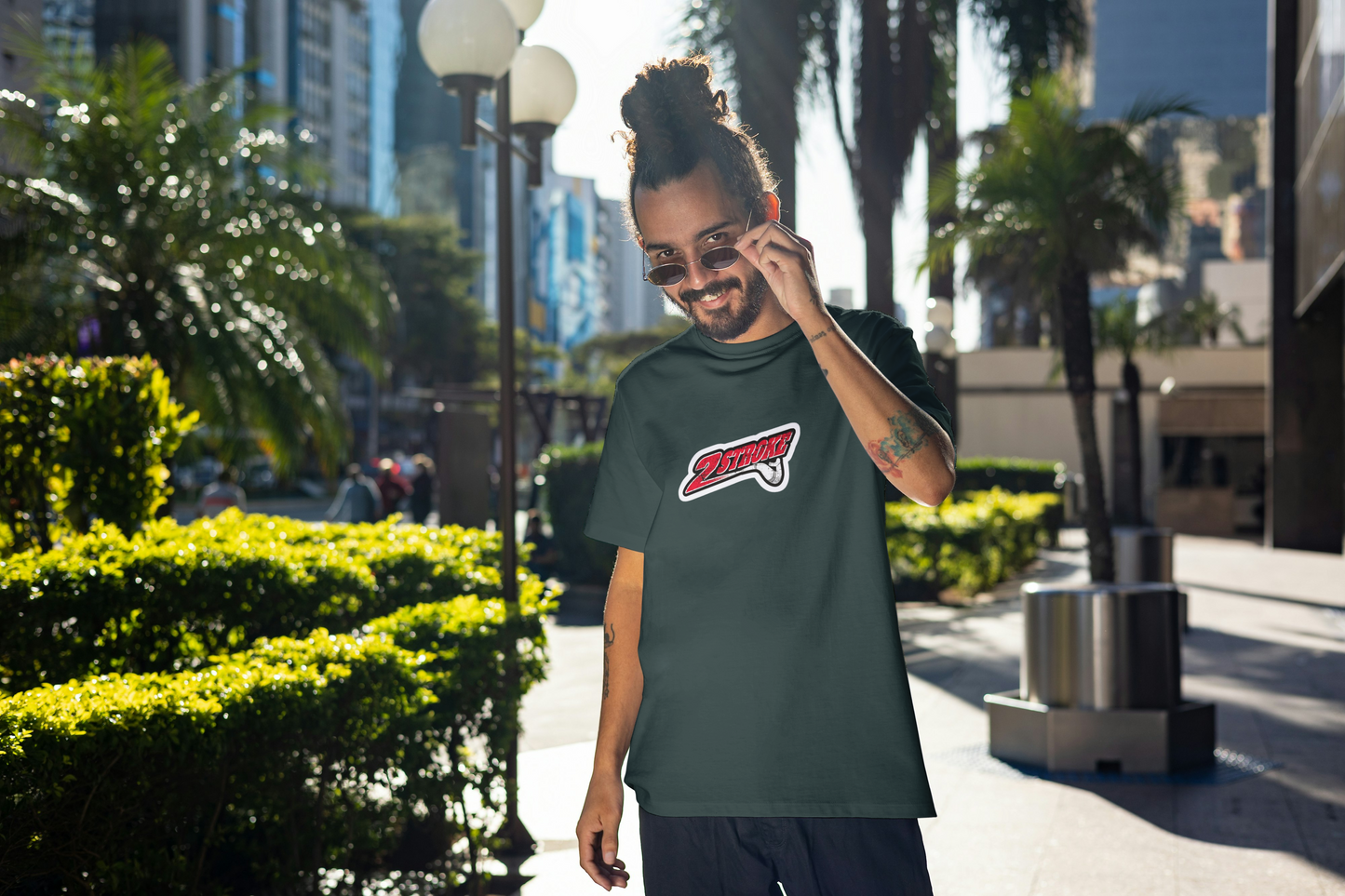 2 Stroke Oversized Graphic Tee