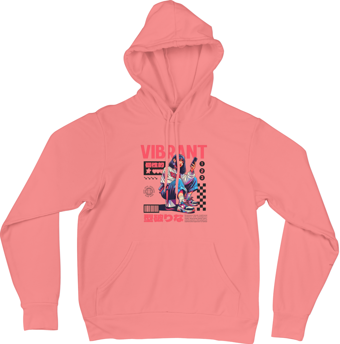 Vibrant Energy Women’s Hoodie – Premium Cotton