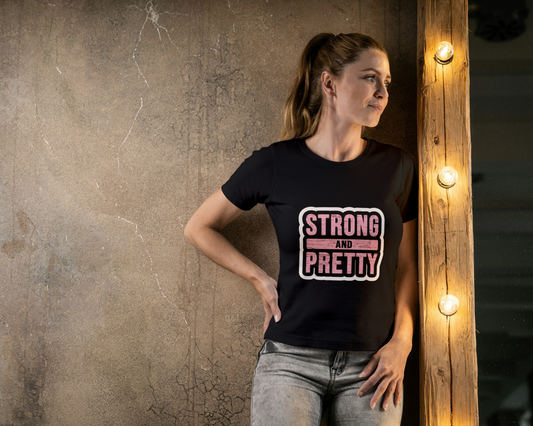 Strong and Pretty Women’s Graphic T-Shirt