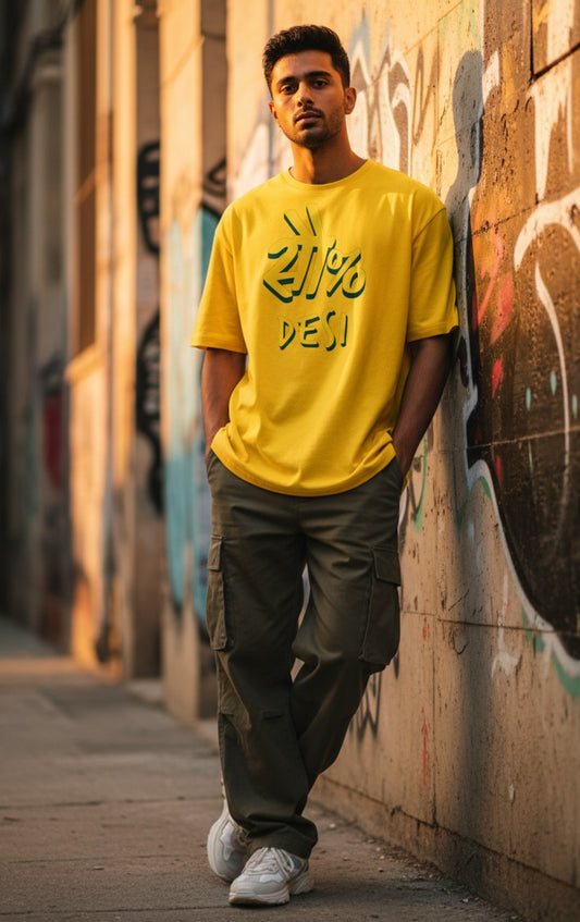 The "100% Desi" Statement Tee
