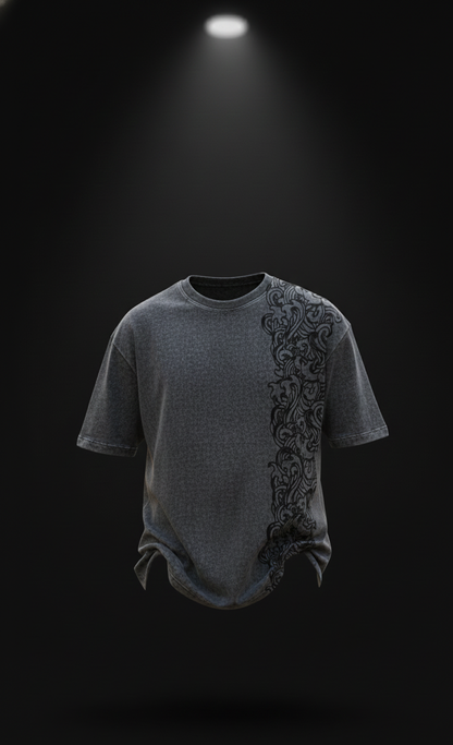 "Unwavering" Graphic Tee (White & Grey)